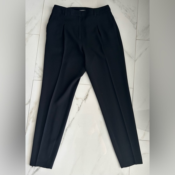 Express Pleated Front Ankle Pants - Picture 2 of 4